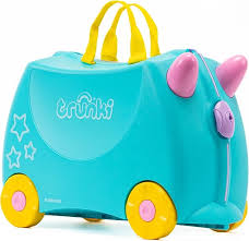 Maleta Infantil Trunki Unicornio Azul Cerceta