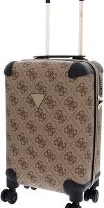 GUESS Berta 18'' Maleta 8 Ruedas S Latte Logo/Marrón