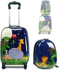 Juego de Maletas Infantiles RELAX4LIFE con Ruedas Giratorias