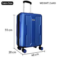 Maleta de Cabina DONPEREGRINO 55x40x20 con Candado TSA y Puerto USB