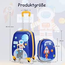 GOPLUS Maleta Infantil y Mochila: Viaje Divertido