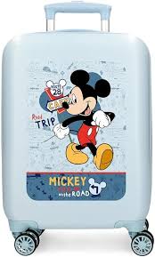 Maleta de Cabina Mickey Road Trip - Azul 33x50x20 cm