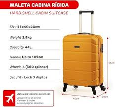 Maleta de Cabina Sulema 55x40x20 - Aprobada por Ryanair