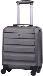 Maleta Aerolite 45x36x20cm para easyJet - Trolley Rígido con 8 Ruedas (Gris)