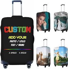 Funda de Maleta Personalizada con Nombre y Diseño Doble Cara