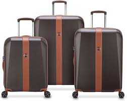 Set de Maletas Delsey Paris Promenade 2.0 - Marrón (S/M/L)