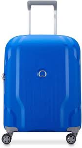 Maleta de Cabina DELSEY PARIS Clavel 4 Slim 55 Azul Klein