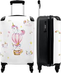Maleta Infantil Unicornio Rosa - NoBoringSuitcases.com®