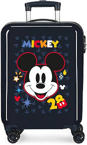 Maleta Rígida Azul Mickey Get Moving 38x55x20 cms