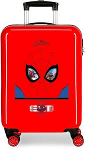 Maleta de Cabina Spiderman Rojo 38x55x20 cm