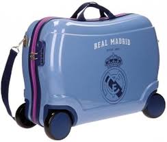 Equipaje Infantil Real Madrid Clásico 41 cm - Morado