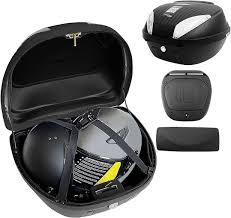 Baúl de Moto 42L Impermeable - Maleta Universal Negra