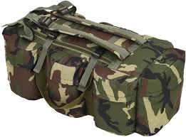 Bolso Militar 3-en-1 90L Camuflaje - vidaXL
