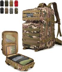 Mochila Táctica Militar Doshwin 40L Camuflaje Molle