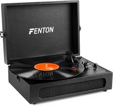 Tocadiscos Vintage Fenton RP118b - Maleta 3 Velocidades