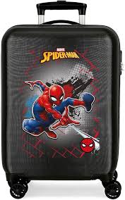 Maleta Rígida Marvel Spiderman 55cm para Niños - Negro