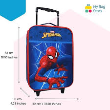 Maleta Azul de Spiderman para Niños - mybagstory