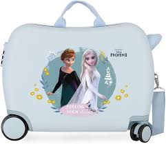Maleta Infantil Azul Frozen: ¡Sigue tus Sueños!