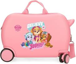 Maleta Infantil Patrulla Canina Rosa - 45x31x20 cm