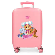 Maleta Rígida Paw Patrol Rosa 33x50x20 cm